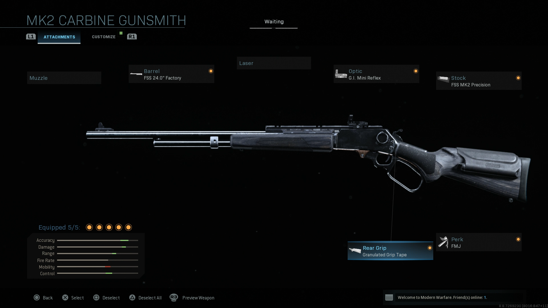 Call of Duty Warzone MK2, accesoires et équipement pour Modern